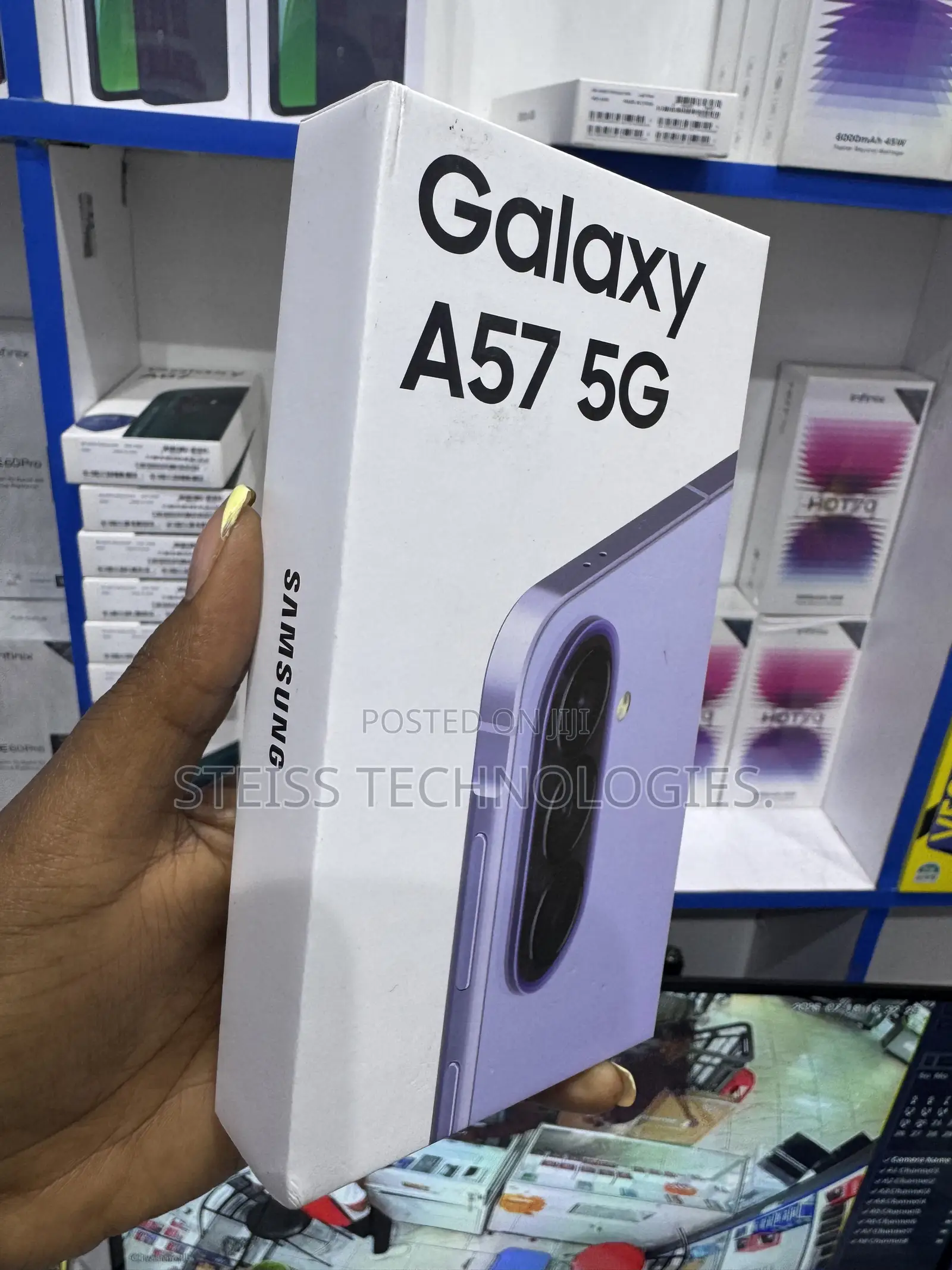 New Samsung Galaxy A57 128 GB Purple