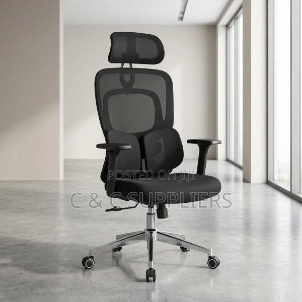 Modern Orthopedic Chair With Lumber Support - thumbnail 2
