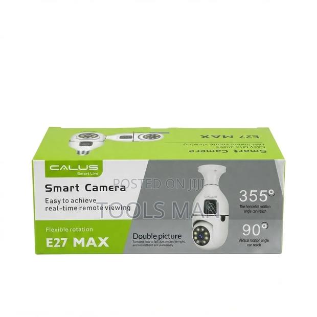 Calus E27 Max Dual Lens Smart WiFi Bulb Security Camera. - main view