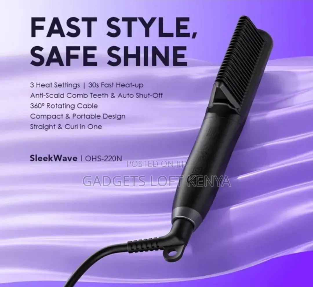 Oraimo SleekWave OHS-220N Hair Straightener Brush