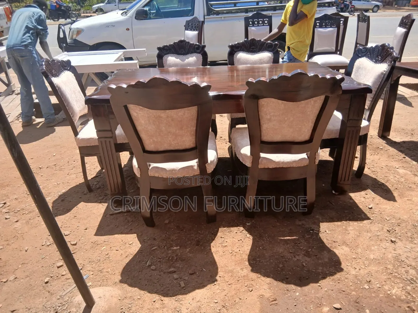 Mahogany Dining Table Set