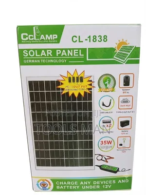 CCLAMP CL-1838 35W Solar Panel With Type-C USB Ports.