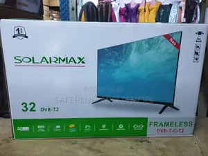 Solarmax 32 Inch Digital Frameless LED TV With Built-in Decoder