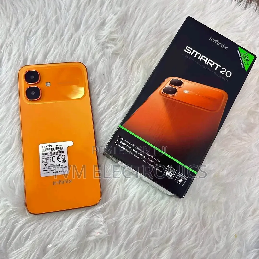 New Infinix Smart 20 128 GB Black