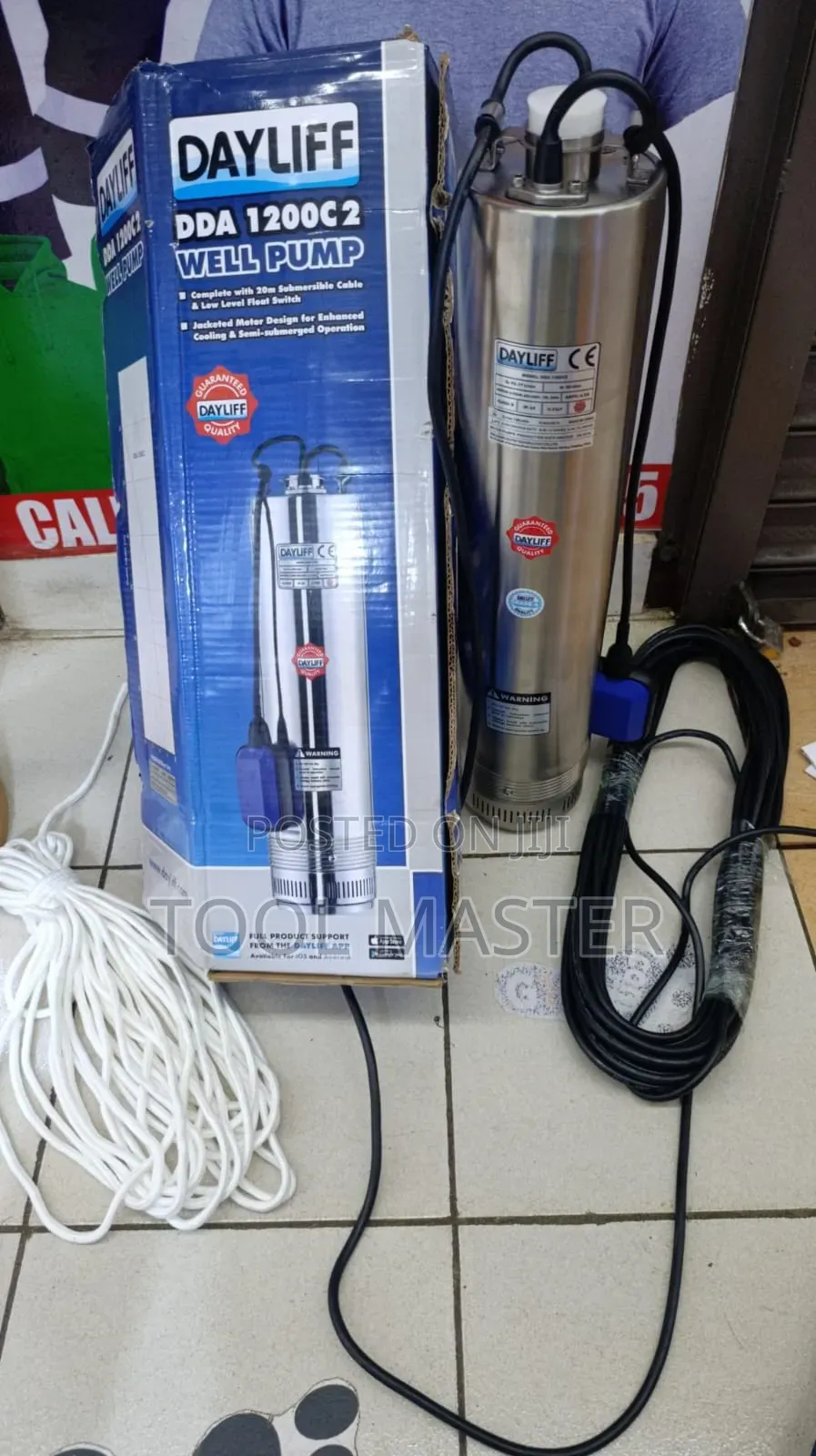 Dayliff DDA1200c Submersible Water Pump/1.5hp Dda 1200 Dayliff Pump