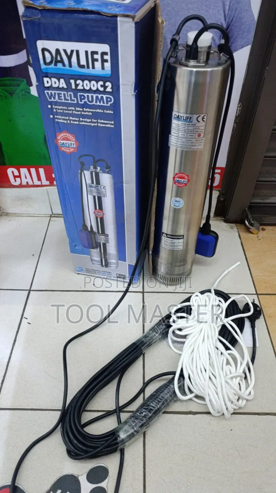 Dayliff DDA1200c Submersible Water Pump/1.5hp Dda 1200 Dayliff Pump