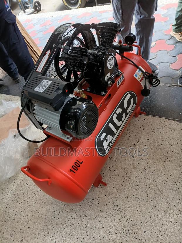 Aico Japan 100-Liter Belt-Driven Air Compressor