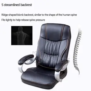 Leather Office Task Chair With Armrest