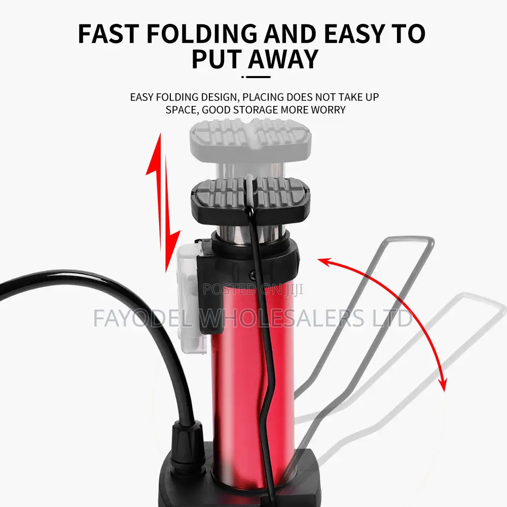 Portable Cycling Air Pump – MTB Road Bike Pump