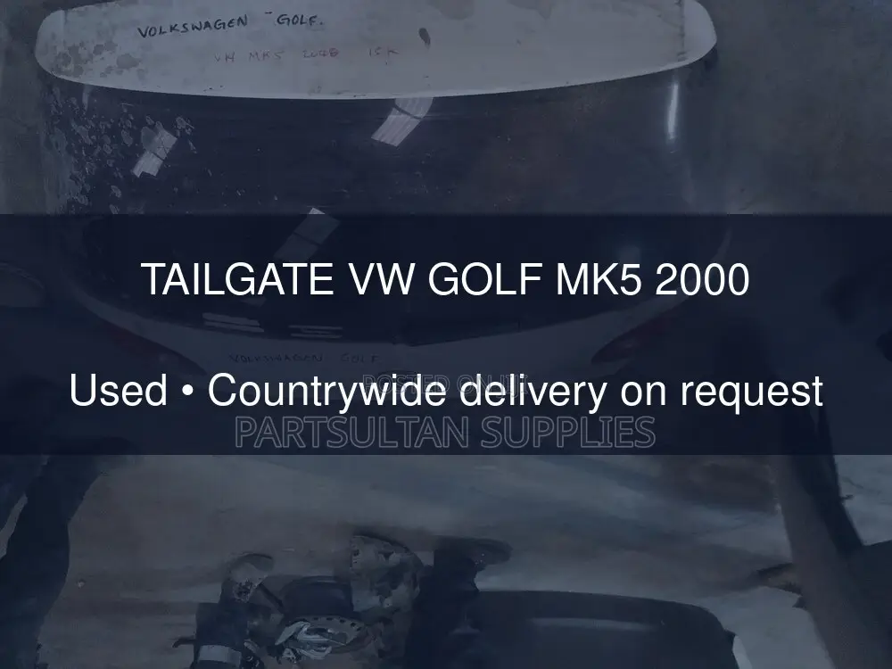 Tailgate Vw Golf Mk5 2000