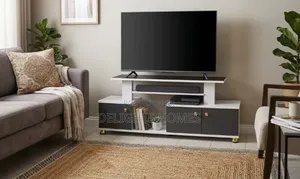 2 Modern TV Stand With LED Lights