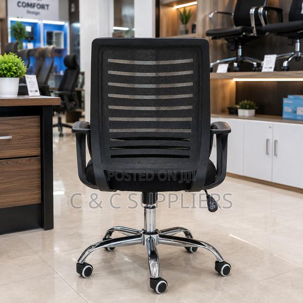 Swivel Mesh Ergonomic Home Chair - thumbnail 7