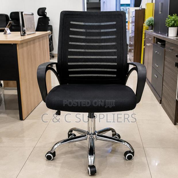 Swivel Mesh Ergonomic Home Chair - thumbnail 8