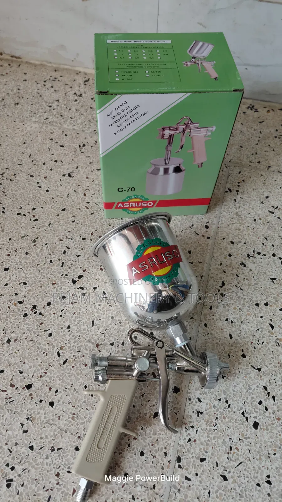 Metallic Sprayer Gun/Pneumatic Spray Gun 1000cc