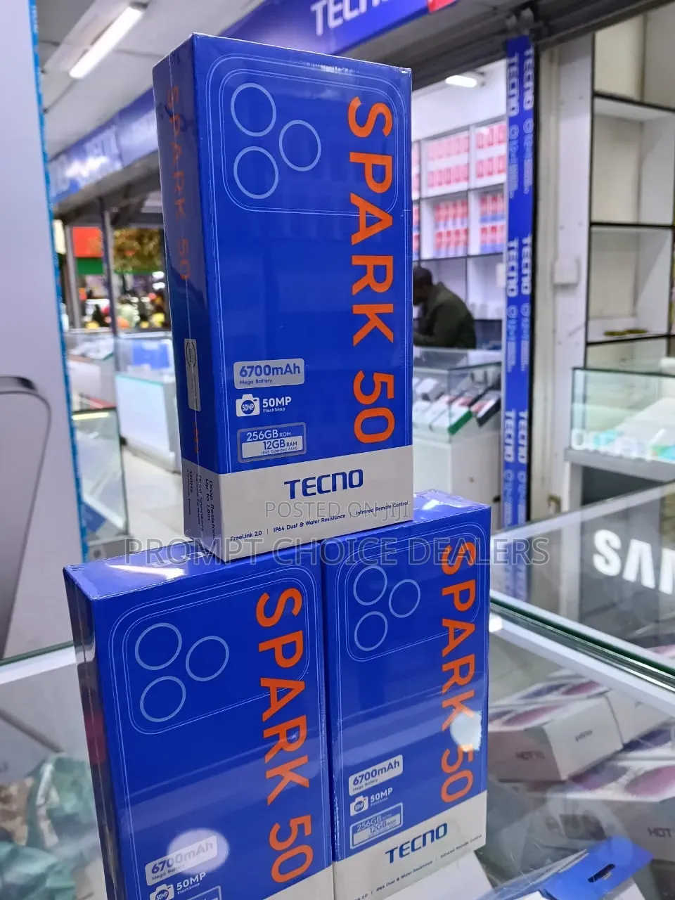 New Tecno Spark 50 128 GB Black