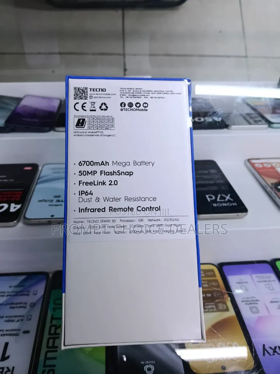 New Tecno Spark 50 128 GB Black