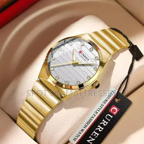 For the Ladies! Curren Watch Available in Gold and Silver.