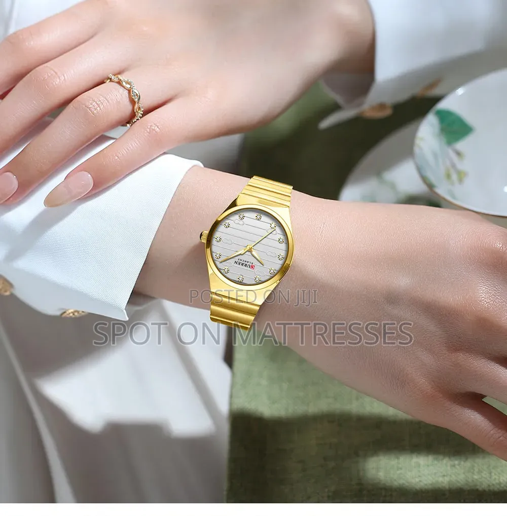 For the Ladies! Curren Watch Available in Gold and Silver.