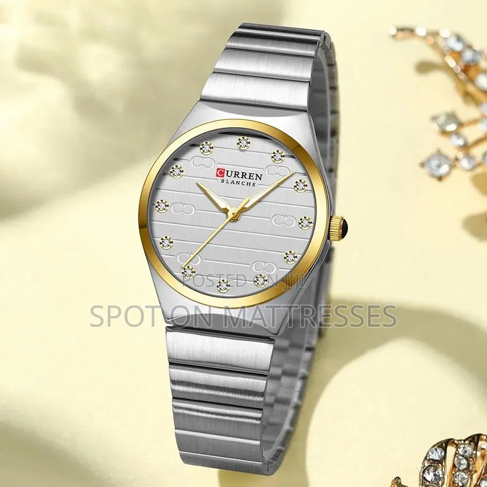 For the Ladies! Curren Watch Available in Gold and Silver.