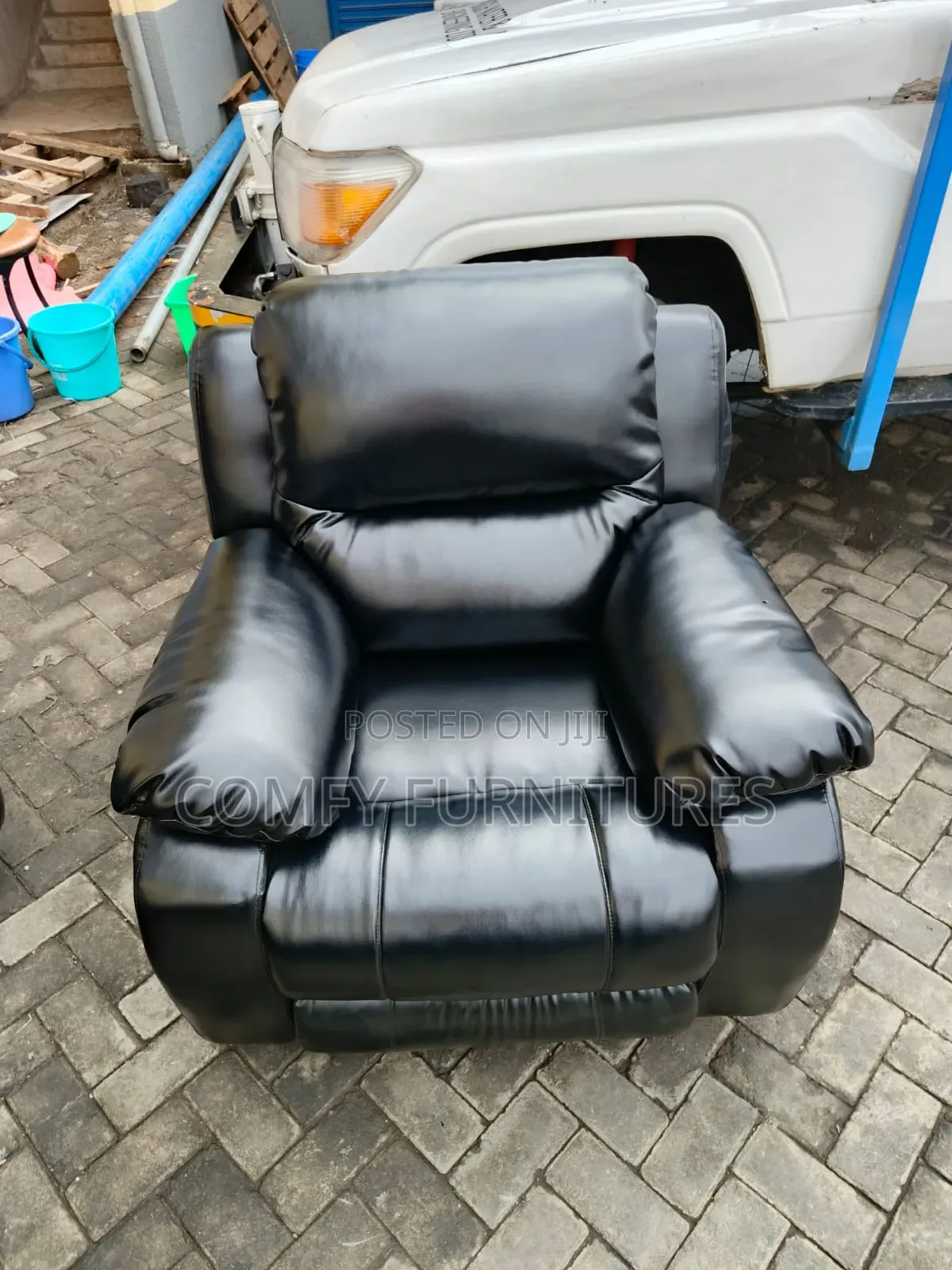 Single Leather Recliner