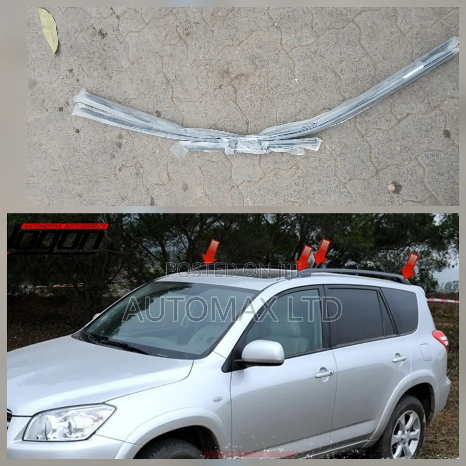 Toyota Rav4, Yr2009+ Roof Rubber,