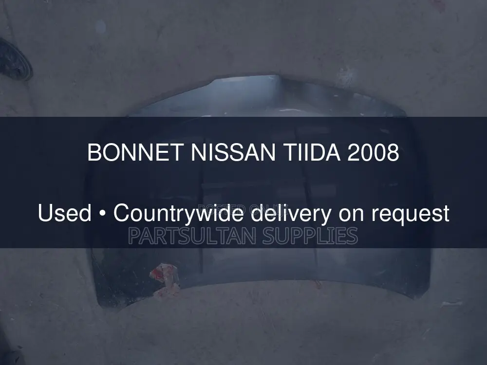 Bonnet Nissan Tiida 2008
