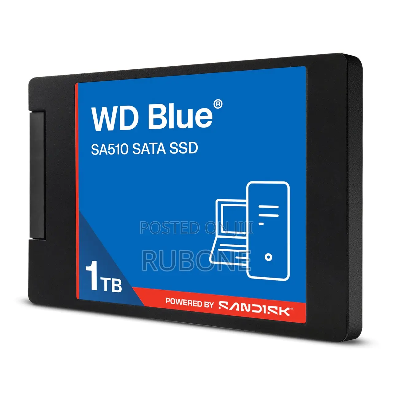 Wd Blue Sa510 Sata SSD 2.5”/7mm Cased - 1tb