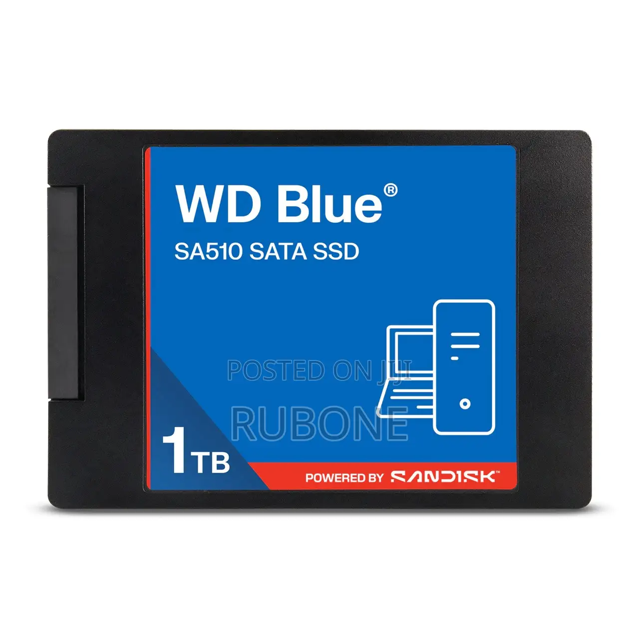 Wd Blue Sa510 Sata SSD 2.5”/7mm Cased - 1tb
