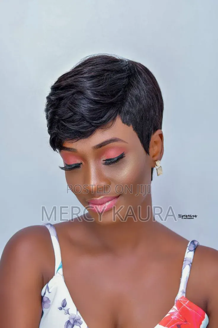 Human Hair Pixe Wig