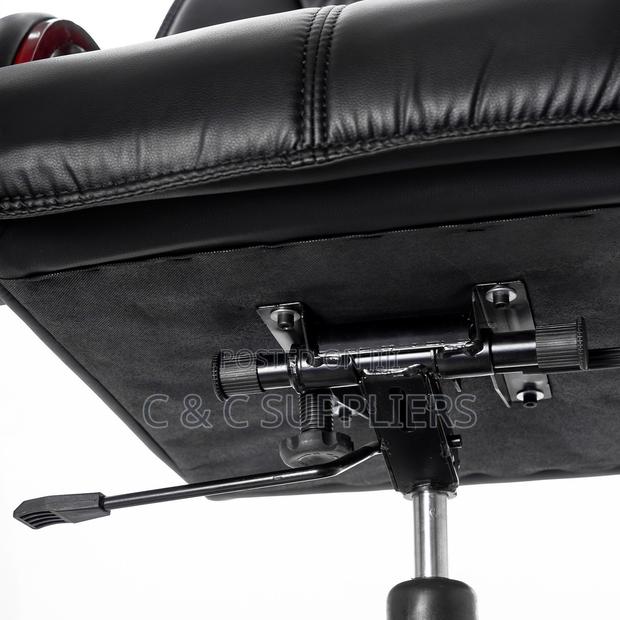 PU Leather Black Manager Chair - thumbnail 7