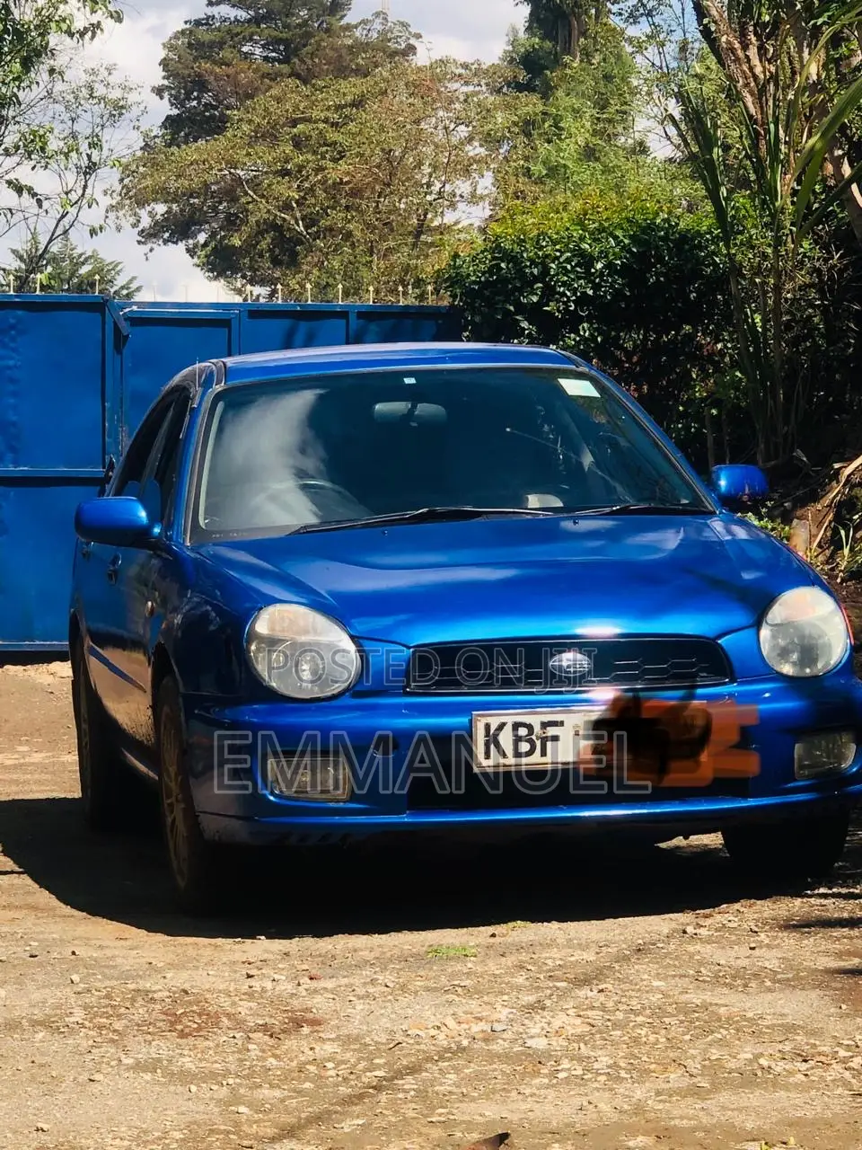 Subaru Impreza 2.0 WRX STi 2002 Blue