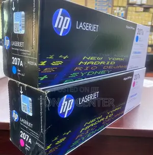 HP 207A (W2211A) Cyan Toner Cartridge – Original HP LaserJet