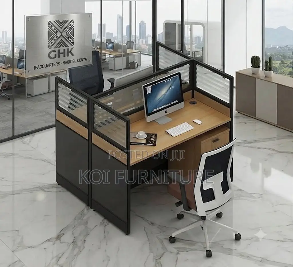 Offcie Workstation; Two Users Office Cybers Modern Workstation