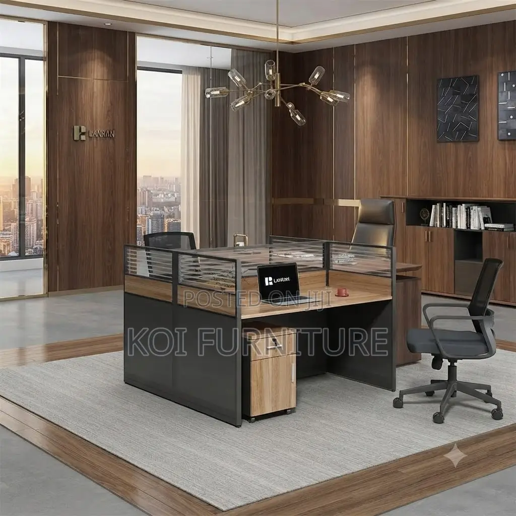 Offcie Workstation; Two Users Office Cybers Modern Workstation