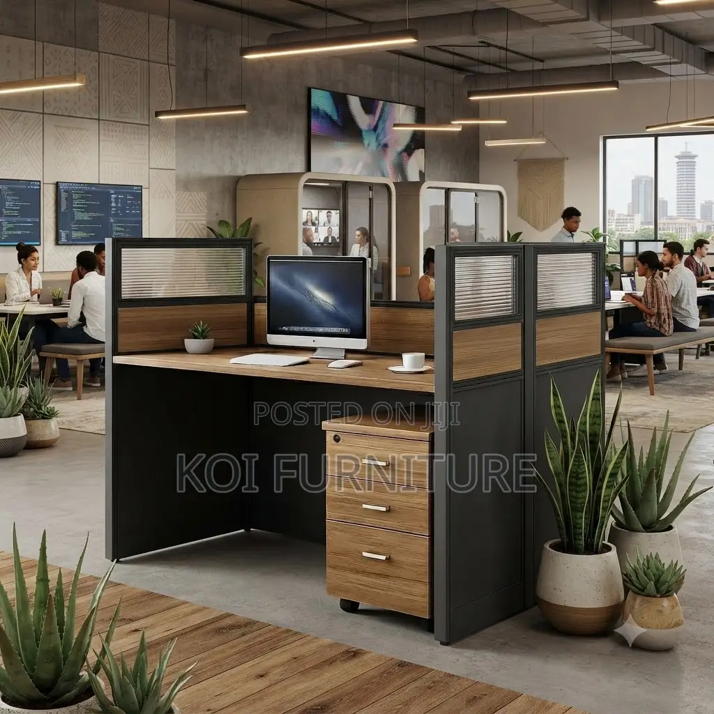 Offcie Workstation; Two Users Office Cybers Modern Workstation