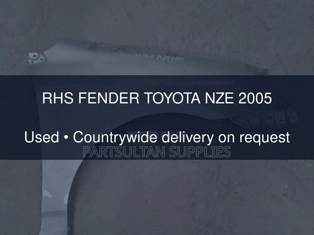 RHS Fender Toyota Nze 2005