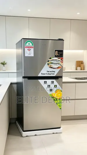Decho 138L Double Door Refrigerator – Energy Saving, Spacious