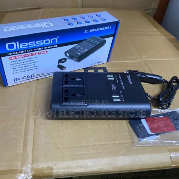 Lightweight Portable Olesson 1662 Car Power Inverter150w Power Socket