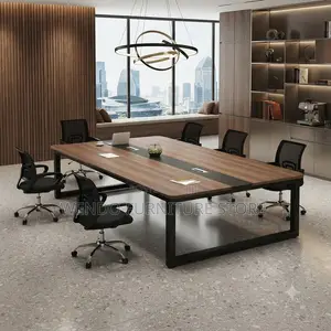 Boardroom Table; 2.4 Meter Office Members Boardroom Meeting Table