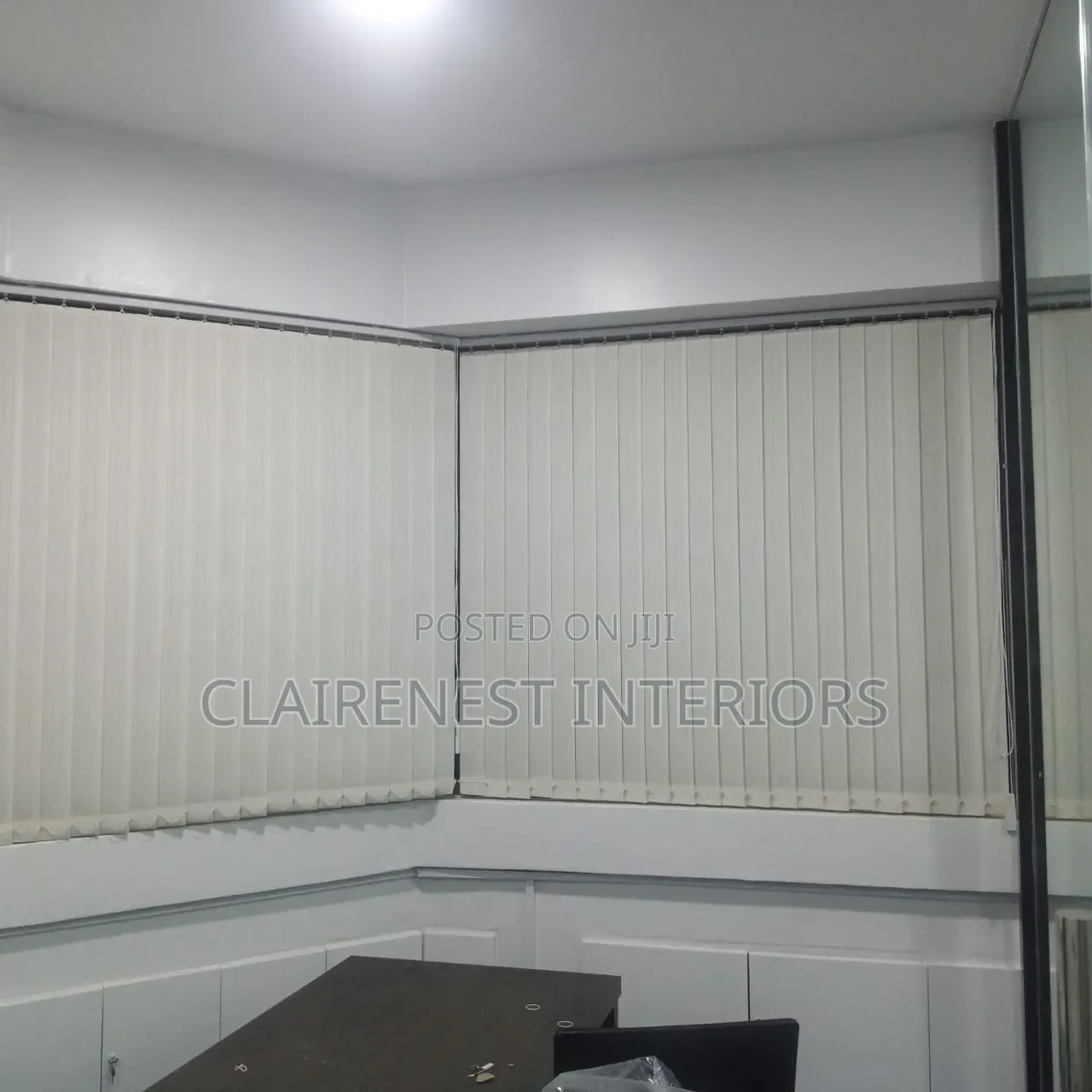 Style Meets Privacy Vertical Office Window Blinds