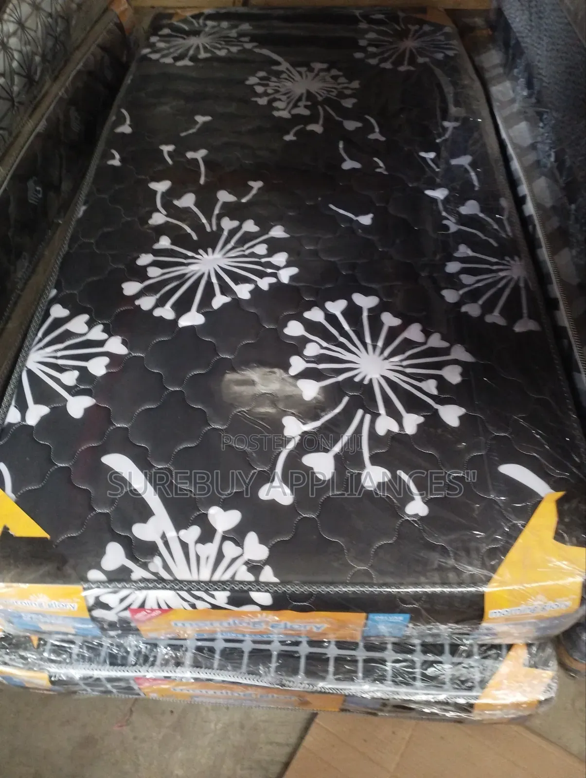 3 by 6 8 Inch Quilted Morning Glory Superfoam Mattress