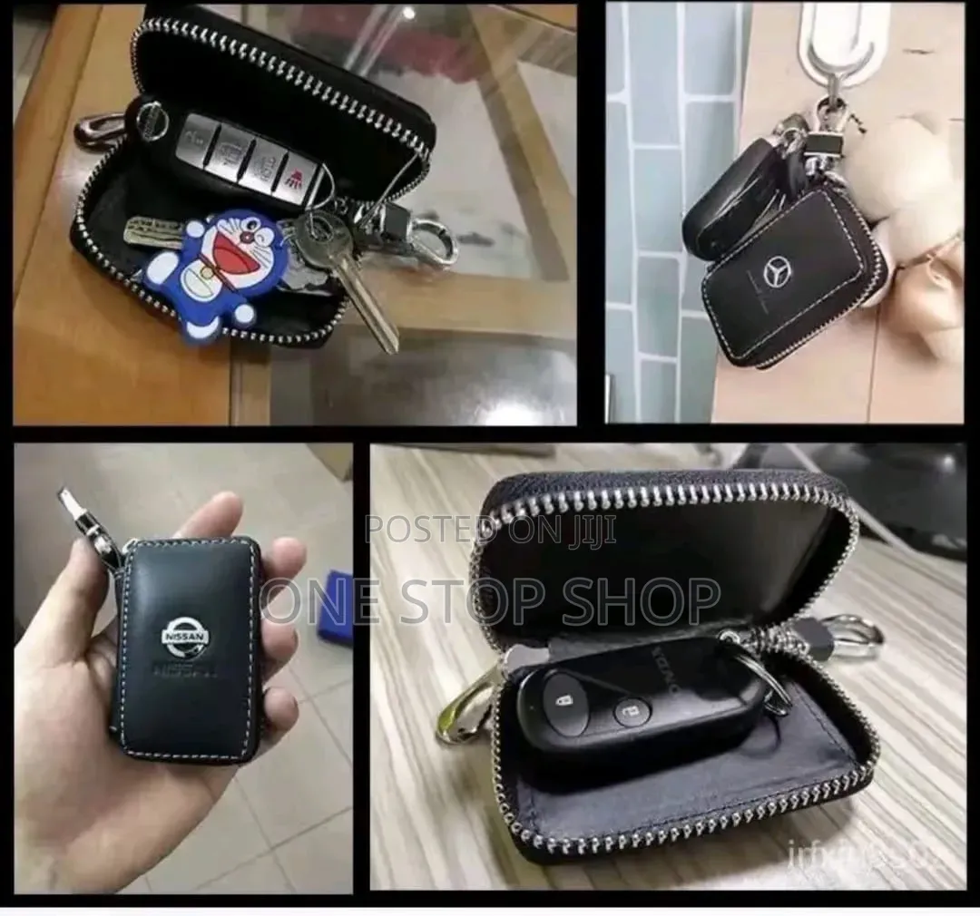 Mazda,Honda,Nissan,Toyota Faux Leather Branded Logo Key Pouch