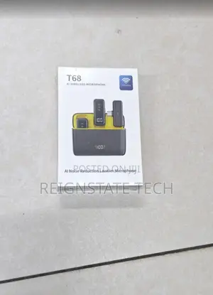 T68 AI Noise Reduction Lavalier Wireless Microphone