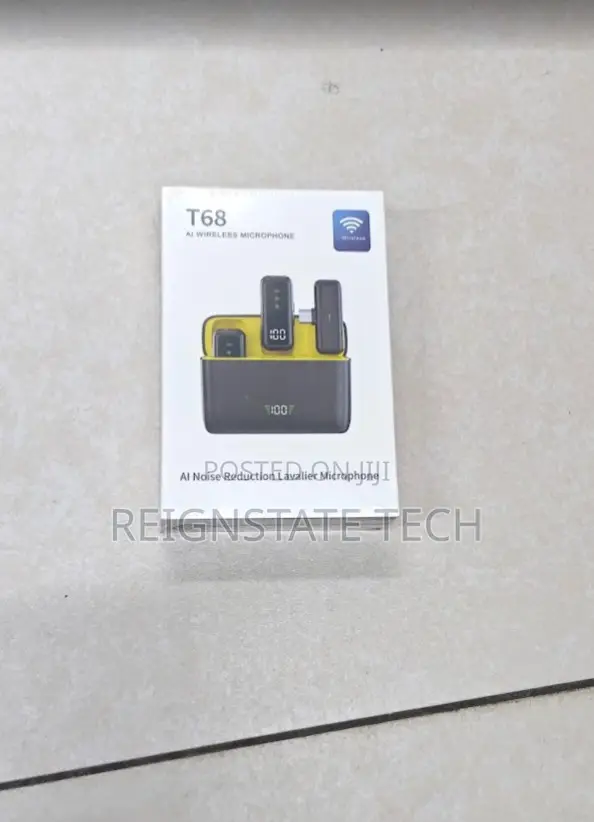 T68 AI Noise Reduction Lavalier Wireless Microphone