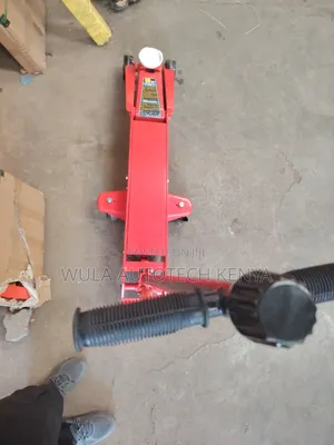 Long Pump Handle Heavy Duty 10tns Trolley Jack Machine Sunshine