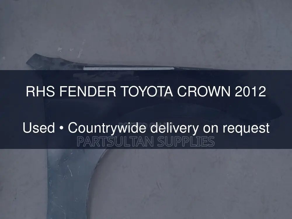 RHS Fender Toyota Crown 2012