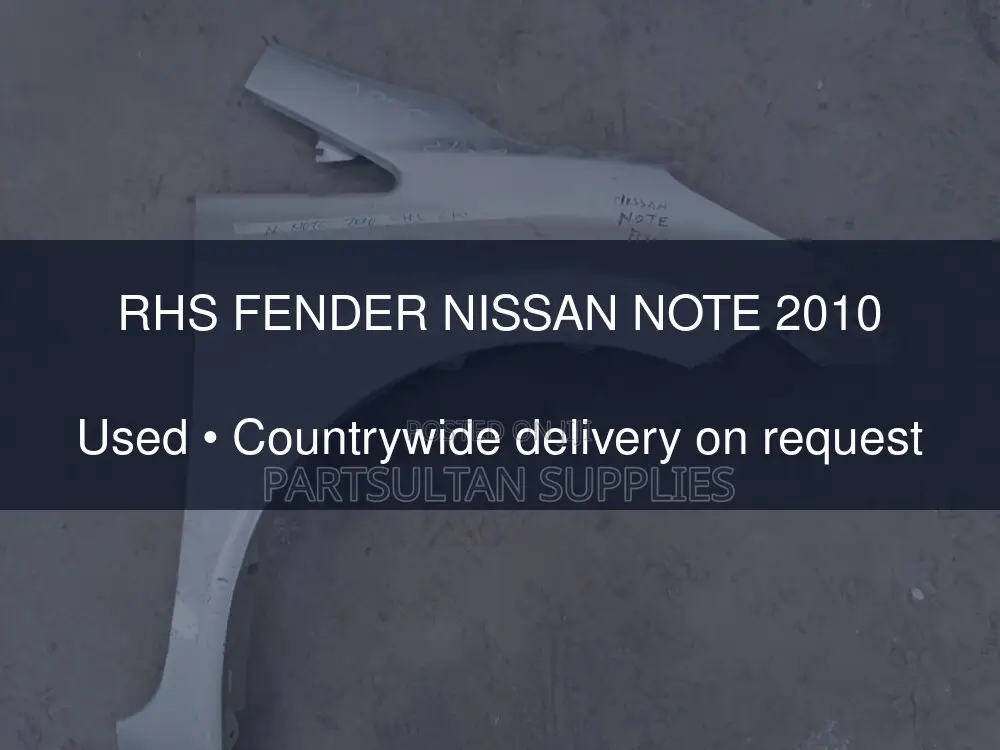 RHS Fender Nissan Note 2010