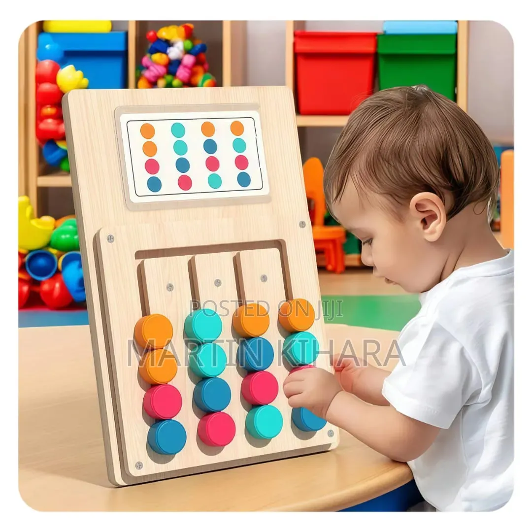 Montessori Kids Colors Matching Game for Creating Thinking