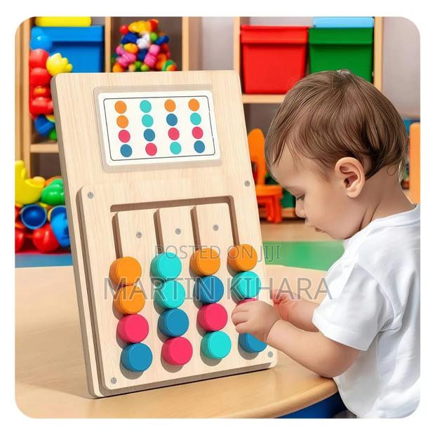 Montessori Kids Colors Matching Game for Creating Thinking - thumbnail 3