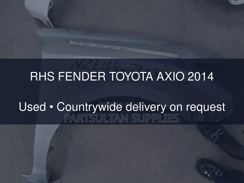 RHS Fender Toyota Axio 2014